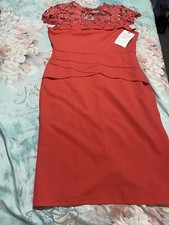 Lace Coral Dress Size Large 