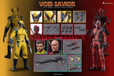 In Stock Thunder Toy TD20232C 1/12 Void Savior Male Action Figure Toy Double Set