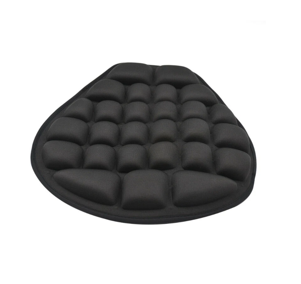 Shock Absorption Motorcycle Seat Cushion Pressure Relief Pad For Cruiser Touring - Image 4 of 4
