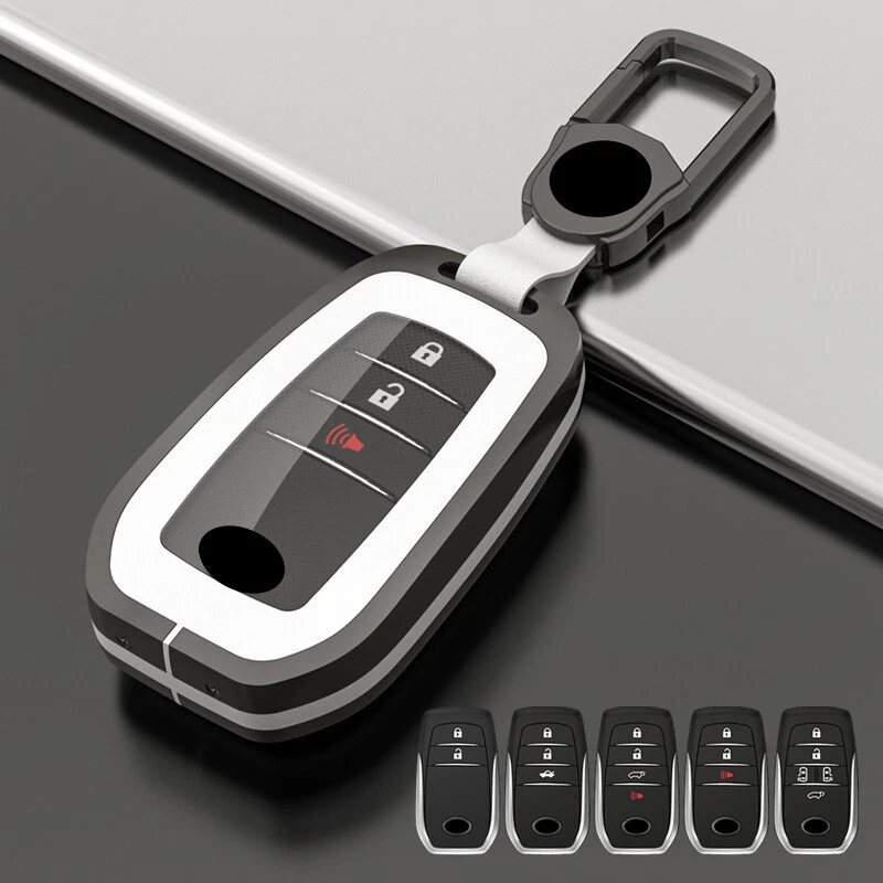 Funda Carcasa Llavero Coche TPU Aleación Zinc Para Toyota Corolla Camry CH-R Prius Avalon Foto 4 de 4