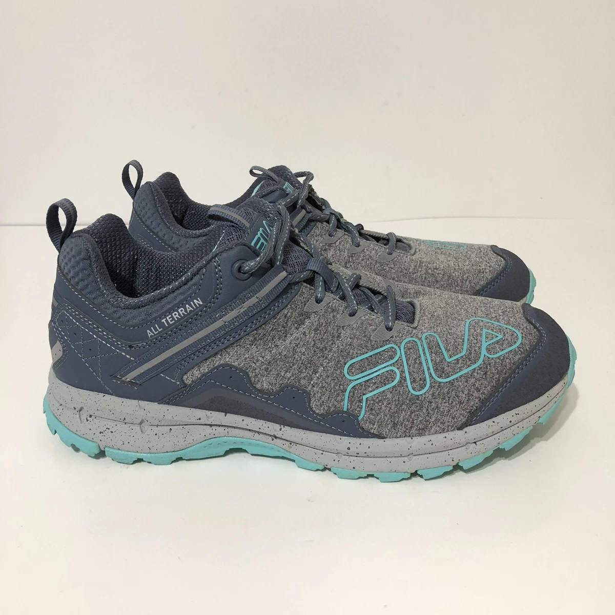 Beweging Socialistisch verlies Fila Womens Blowout 19 All Terrain Trail Hiking Running Shoes Gray Blue  Size 11W | eBay