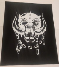 Motorhead Lemmy snaggle tooth war pig old skull punk rock jacket BACK PATCH