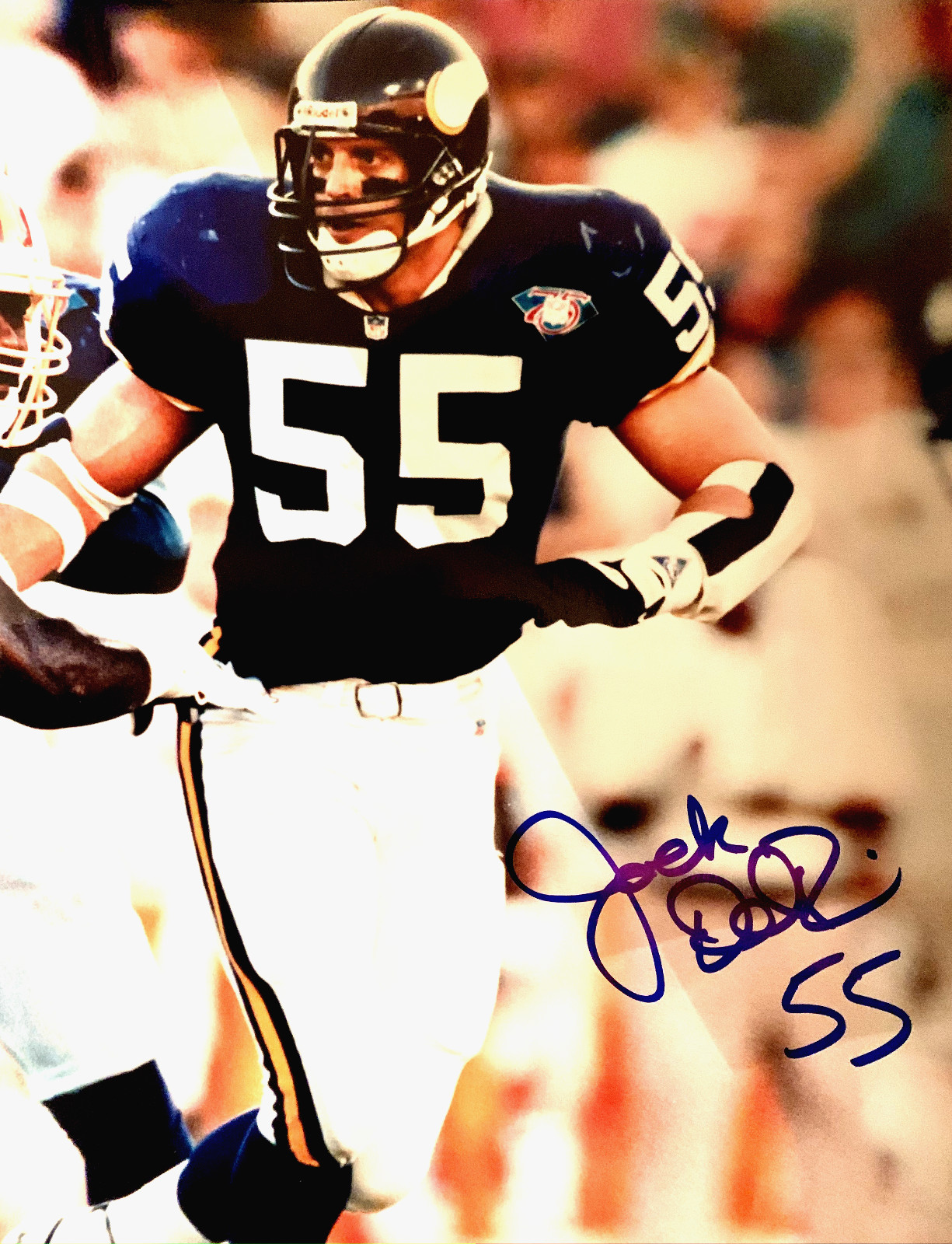 JACK DEL RIO Minnesota Vikings Signed 8 x10 Photo #1  RARE W/COA
