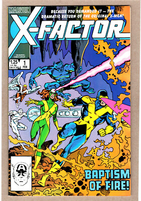X-factor #1 元X-men CGC 9.6 アメコミリーフ X-FACTOR #1 VF/NM Angel Beast Iceman original X-men return 1986