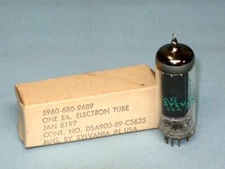 VACUUM TUBE ~ 6197 ~ SYLVANIA / JAN ~ NOS ~ 6197