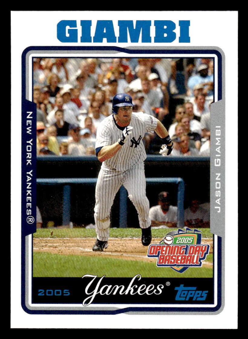 2005 Topps  Jason Giambi #27 New York Yankees Baseball Card