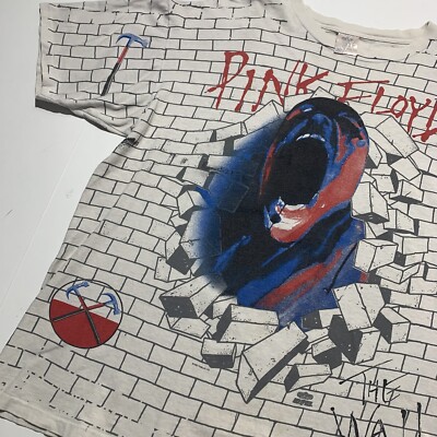 Vintage Pink Floyd The Wall 1982 T-Shirt Rare USA Made All