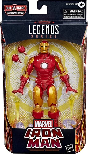 "Figura de acción coleccionable Iron Man 6" de la serie Marvel Legends