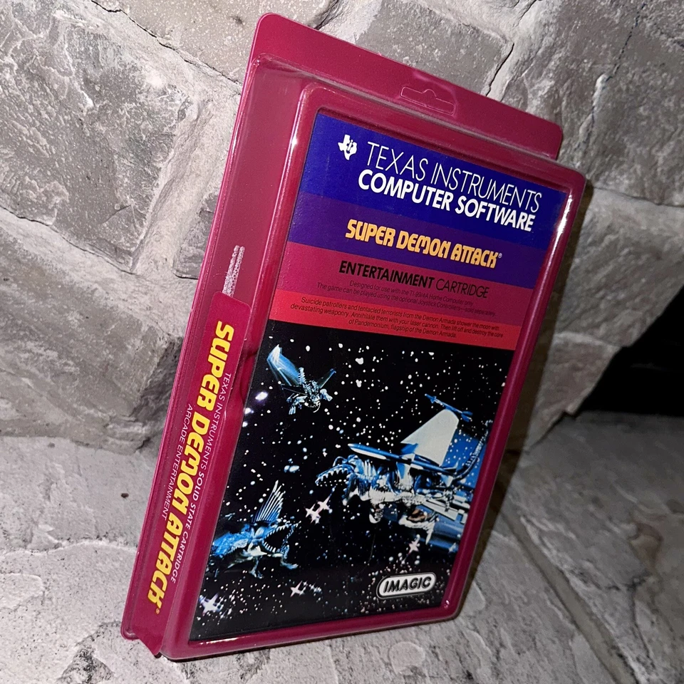 New Texas Instruments Super Demon Attack TI 99/4A Solid State Cartridge NIB - Image 2 of 4