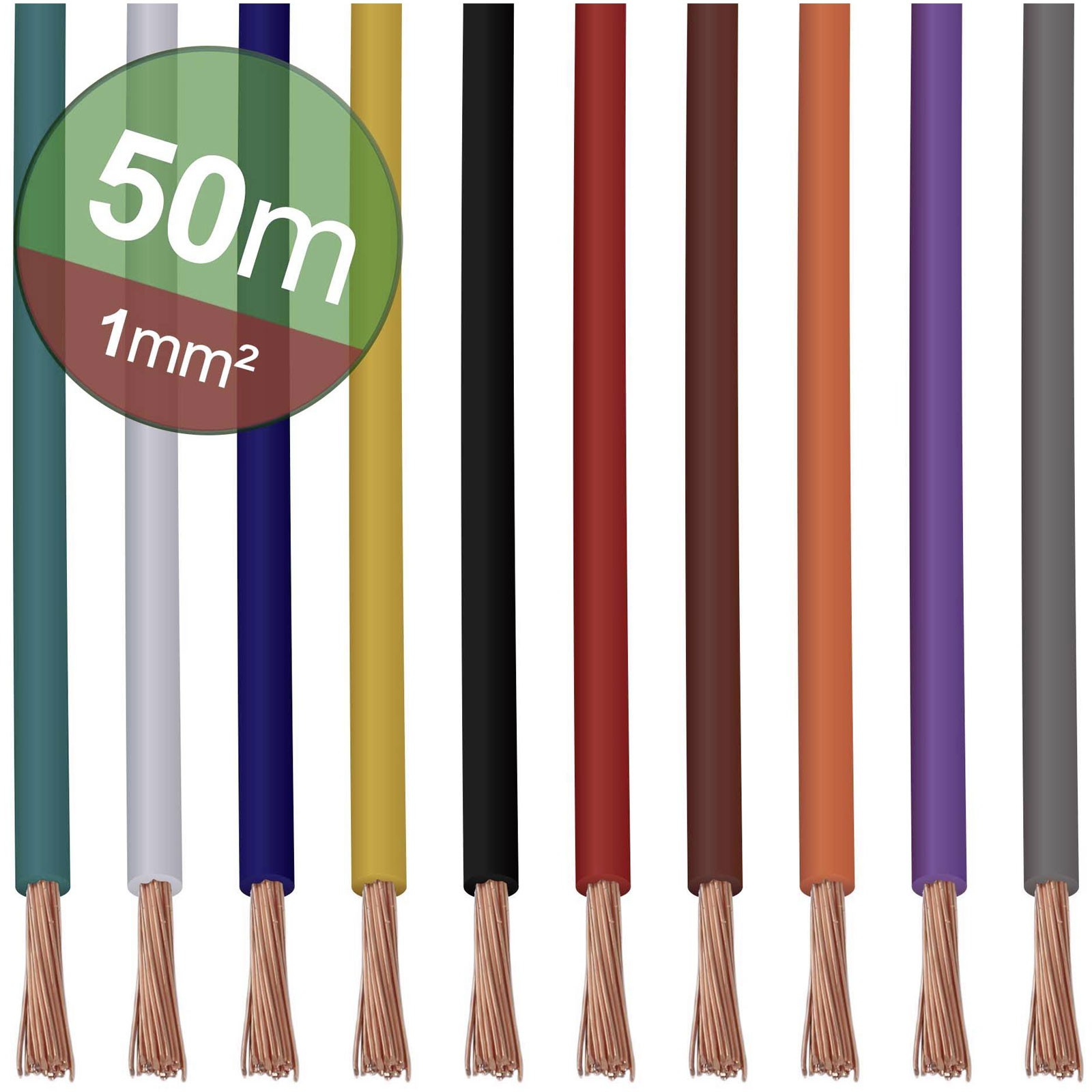 Quadrios Stranded Wire Set 1.0 mm² Multicoloured