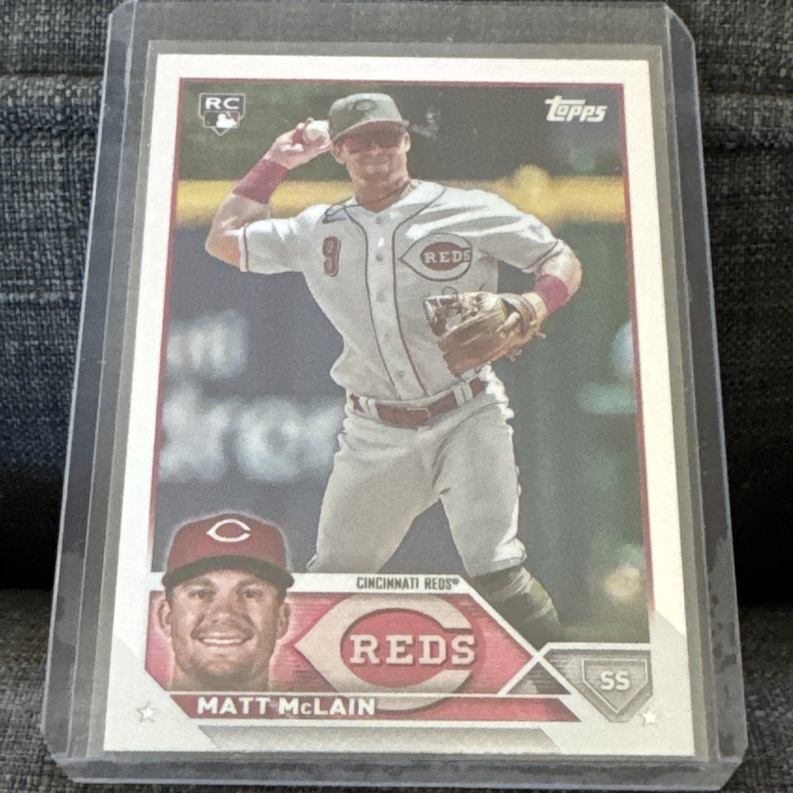 Matt McLain RAINBOW FOIL ROOKIE RC 2023 Topps Update #US199 Reds