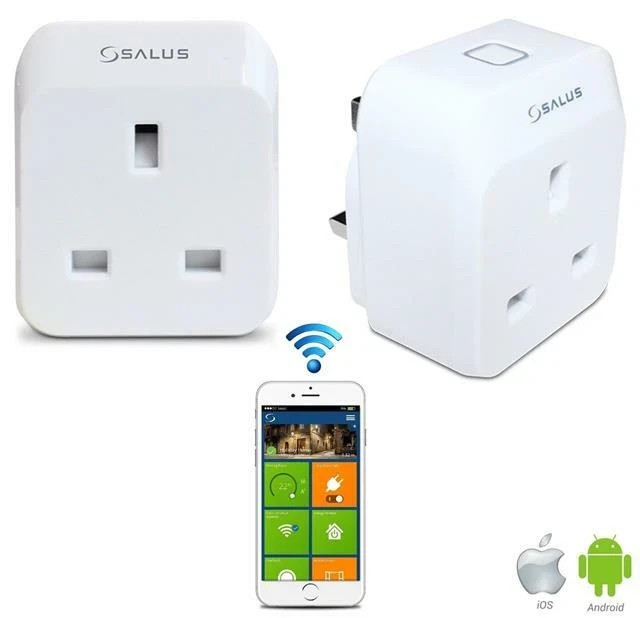 Salus SP600 Smart Plug connects to WiFi- Part of the iT600 Smart Range