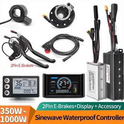 Afficheur LCD S966 Pour Kit Conversion Vélo électrique 48V - écran étanche IP65, Compatible 24V/36V/48V, Neuf
