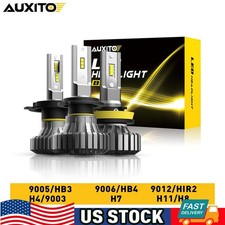 H4 H11 9005 9006 H7 9012 LED Headlight Bulbs Conversion High Low Beam 6500K H