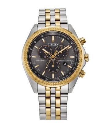 Citizen Eco-Drive Perpetual Calendar Chronograph Men's Two-Tone Watch Box