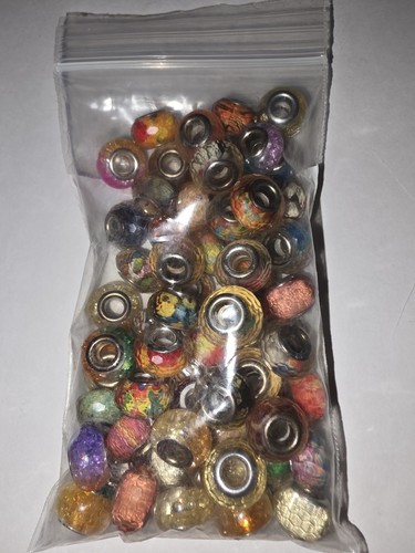 Assorted Colorful Metal Spacer Beads