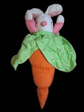Vintage Topsy-Turvy Bunny to Carrot Reversible Plush Toy