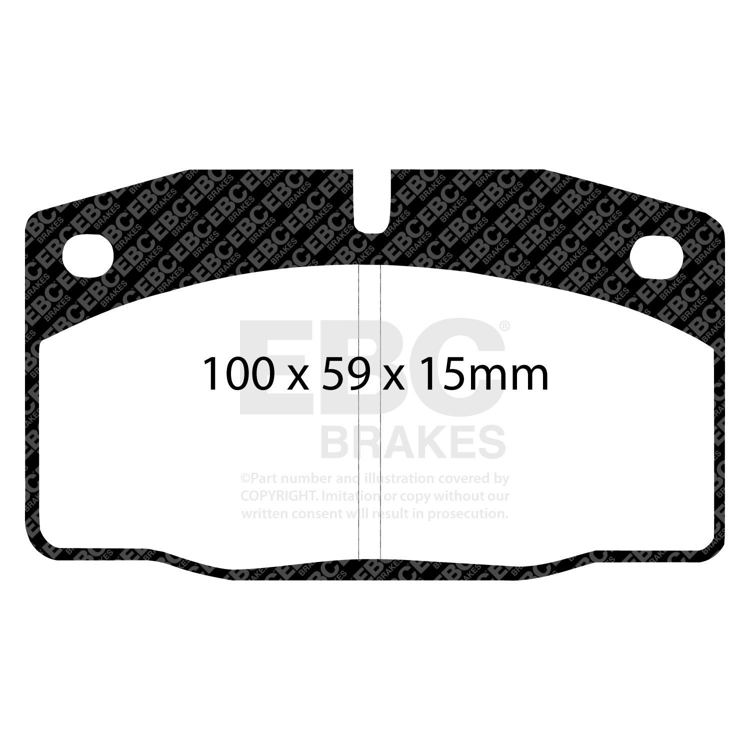 EBC DP2325 BRAKE PAD SET DISC BRAKE Front