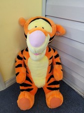 Vintage Talking Tigger DISNEY Fisher Price Jumbo Plush Animal Toy - 22" I Talk