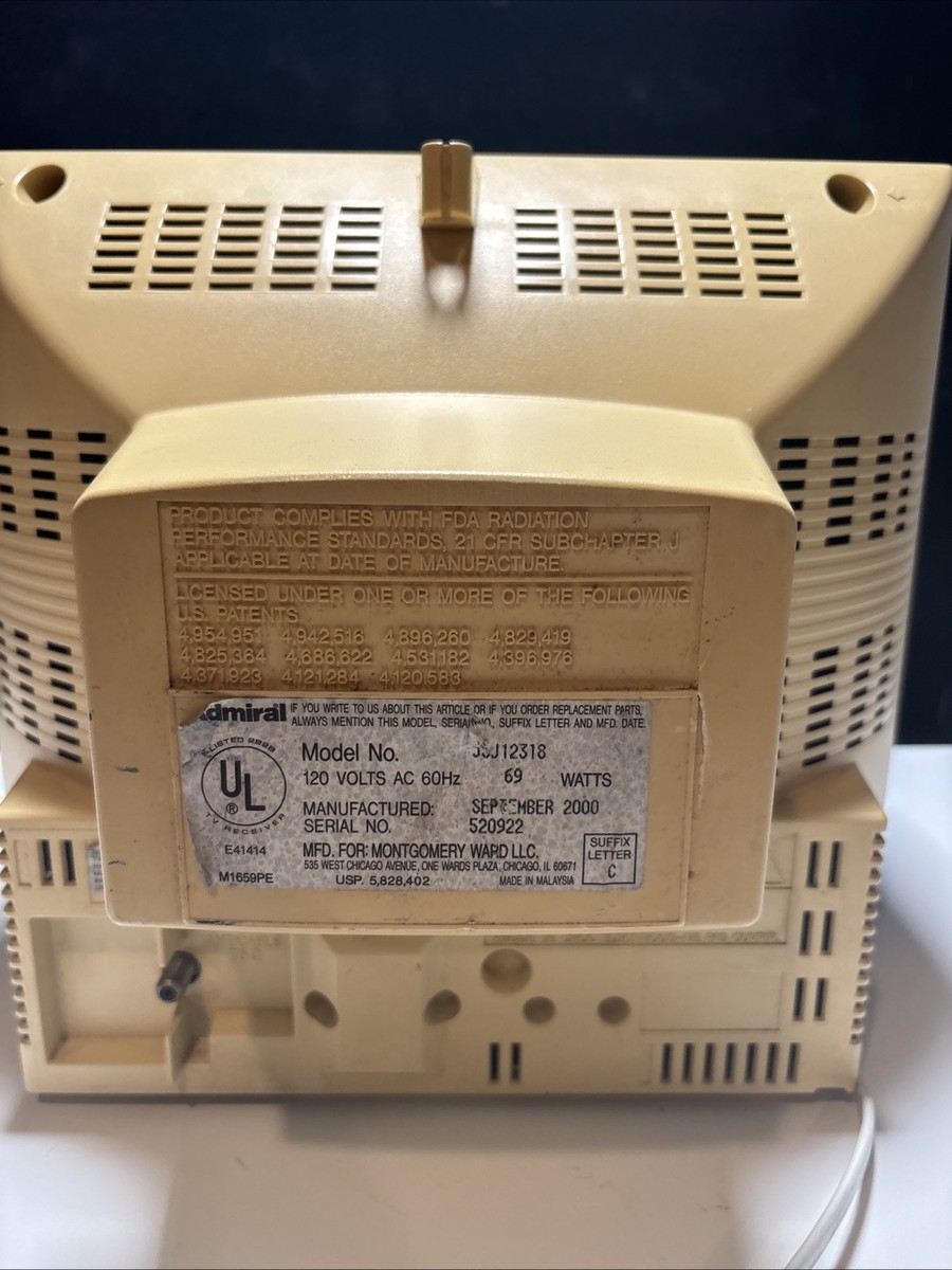 WORKS! Vintage Admiral 13