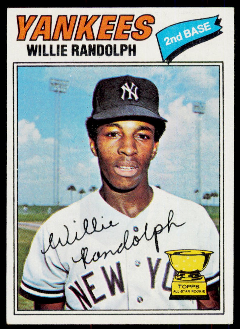 1977 Topps Willie Randolph 359 New York Yankees