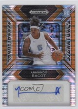 2024 Panini Prizm Draft Picks Orange Pulsar 40/49 Armando Bacot #SS-ABC Auto 1o2