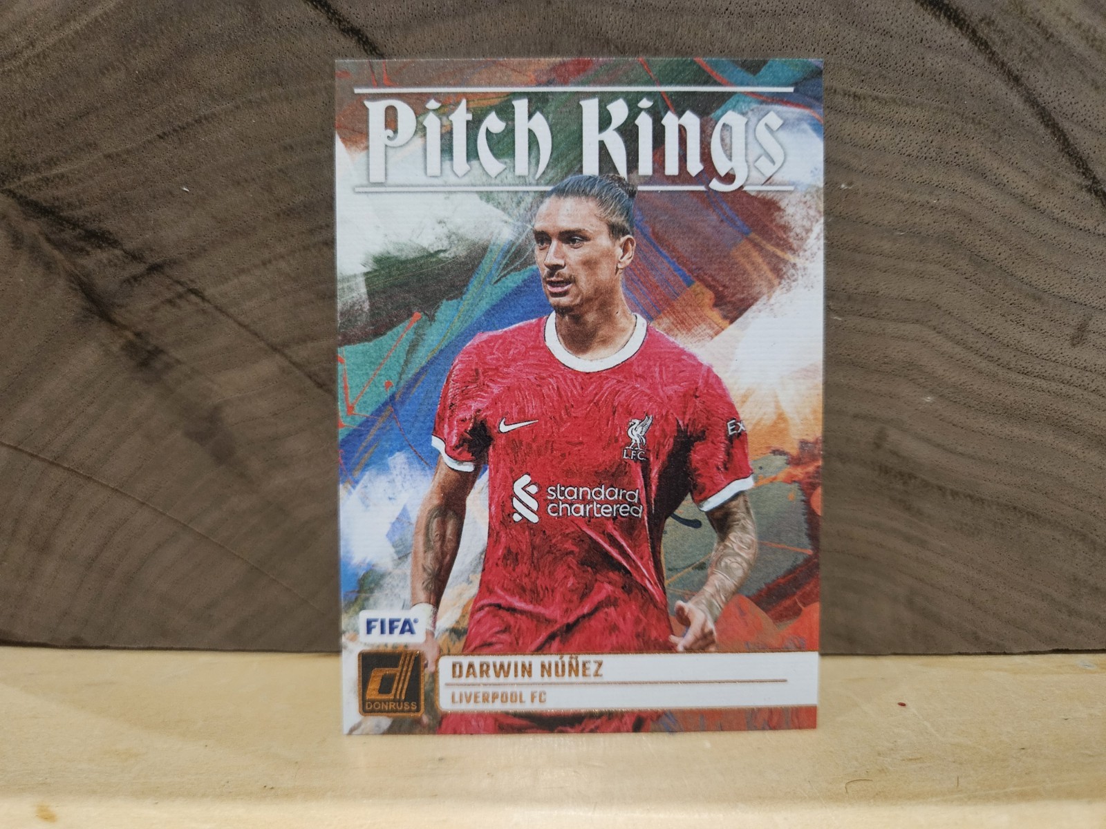 Darwin Nunez 2023-24 Panini Donruss Soccer #8 Pitch Kings Liverpool FC Uruguay