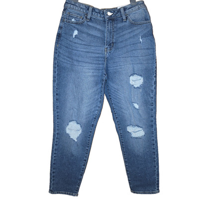 SO Women's High Rise Curvy Jeans Size 7 Distressed