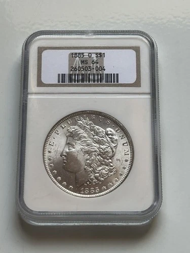 1885-O Morgan Silver Dollar NGC MS64