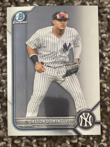 JASSON DOMINGUEZ 2022 BOWMAN #BCP-98 CHROME PROSPECTS NEW YORK YANKEES - Imagen 1 de 2