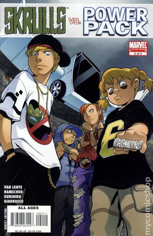 Skrulls vs. Power Pack #2 VF 2008 Stock Image