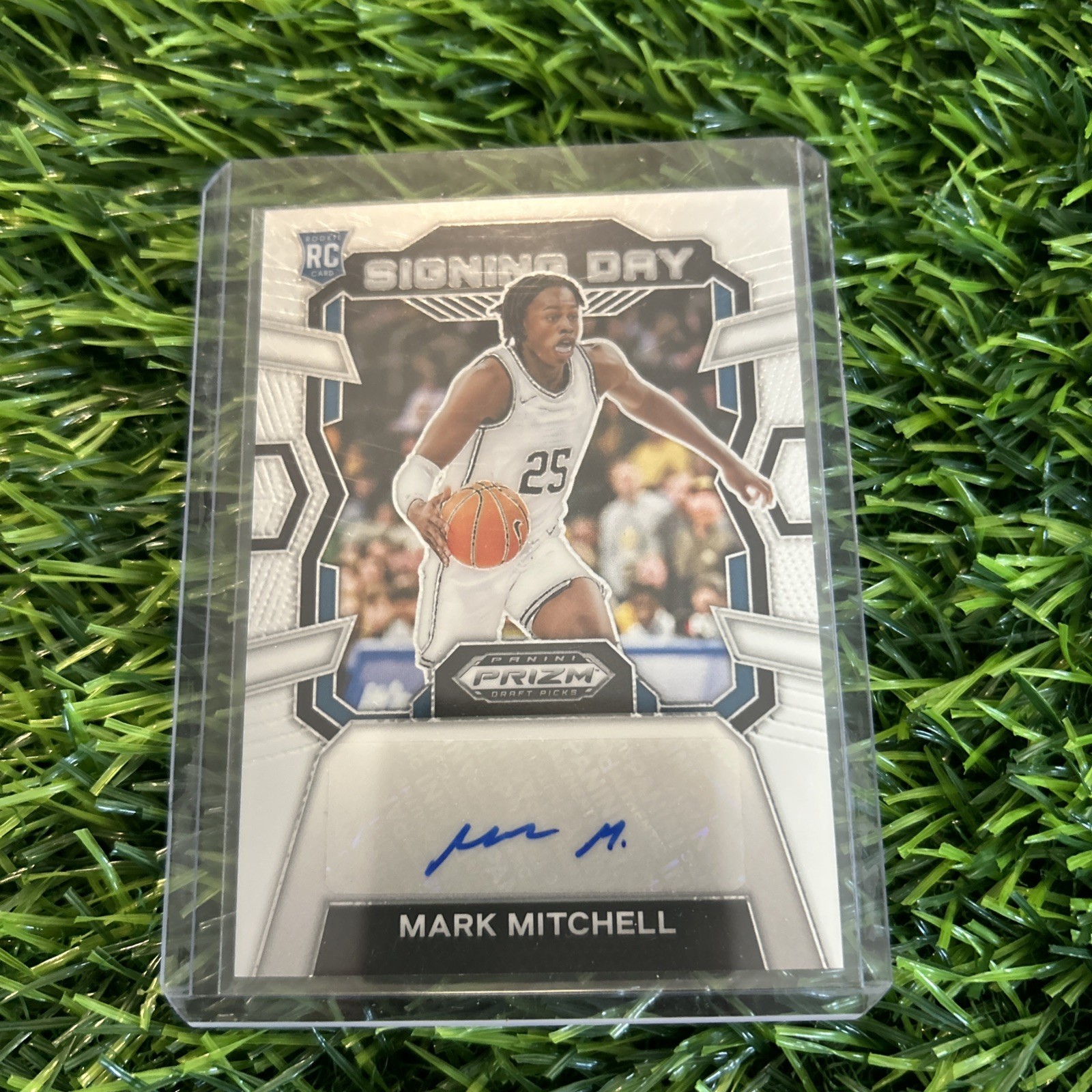 2024 Panini Prizm Draft Picks Signing Day Auto #SD-MIT Mark Mitchell Duke B14