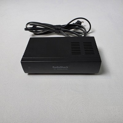 RadioShack RF Modulator S-Video RCA Coaxial Converter 15-1214 DVD Video Adapter