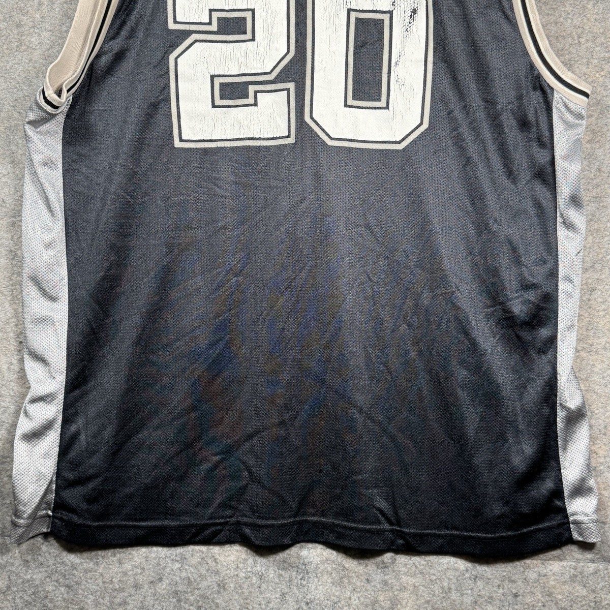 Vintage Reebok San Antonio Spurs Manu Ginobili #20 NBA Jersey Mens