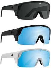 Spy Monolith 50/50 Polarized Sport Shield Sunglasses w/ Happy Lens - Taiwan