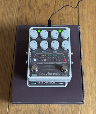EHX Electro-harmonix Plattform Stereo Kompressor Limiter Gitarren-Effekt-Pedal 