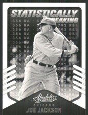 2022 Absolute Statistically Speaking Retail #SS-1 Joe Jackson White Sox 1913