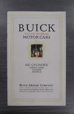 Original 1920 Buick Brochure Buick Motor Company