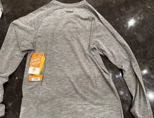 Sitka Gear Henley Men's S Gray Hunting Lightweight Long Sleeves Insect Shield