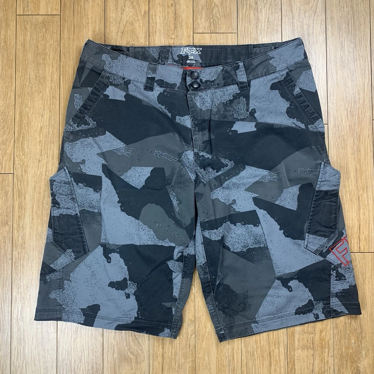 Fox Jeans Men's Camo Cargo Shorts - Size 34, Army Military Style