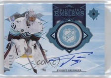 2023 Ultimate Collection Emblems Platinum 4/10 Philipp Grubauer #UE-PG Auto 0r46