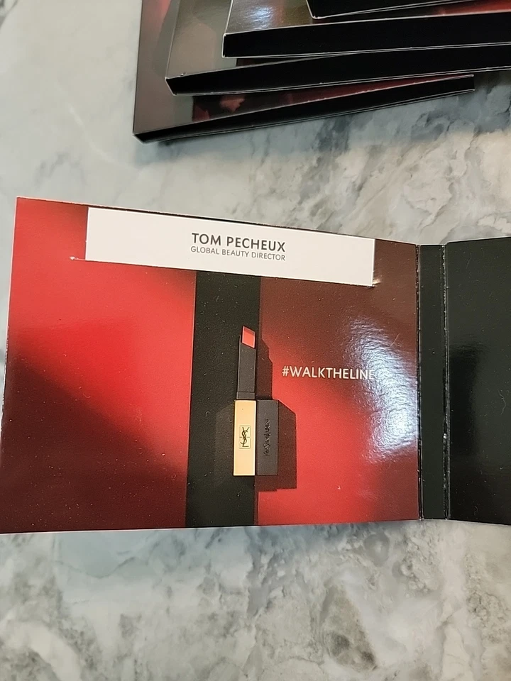 Lote 5 x YSL Rouge The Slim THE PINKS 4 tarjetas de muestra - N4, 8, 16, 24 Foto 3 de 4