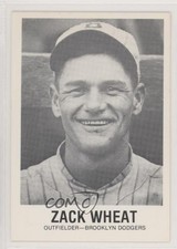 1977-84 TCMA Renata Galasso Series 3 Zack Wheat #101 HOF 0l4h