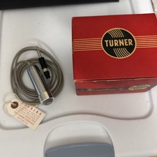TURNER Model 141-11 Microphone Great Shape Has Box