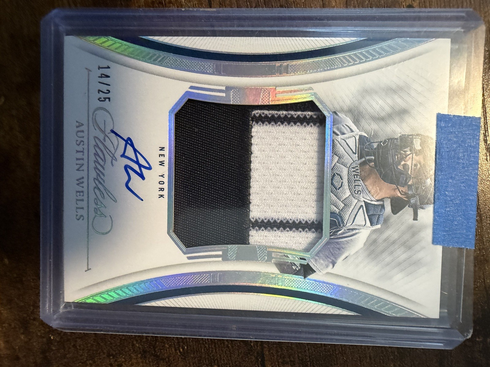 2025 Panini Flawless Baseball Austin Wells Flawless Patch Auto  /25 #FPA-AW
