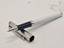 Waterman Hemisphere Deluxe Metal White with C...