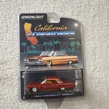 1/64 GREENLIGHT CALIFORNIA LOWRIDERS 1964 CHEVROLET IMPALA COUPE MULTI-COLOR