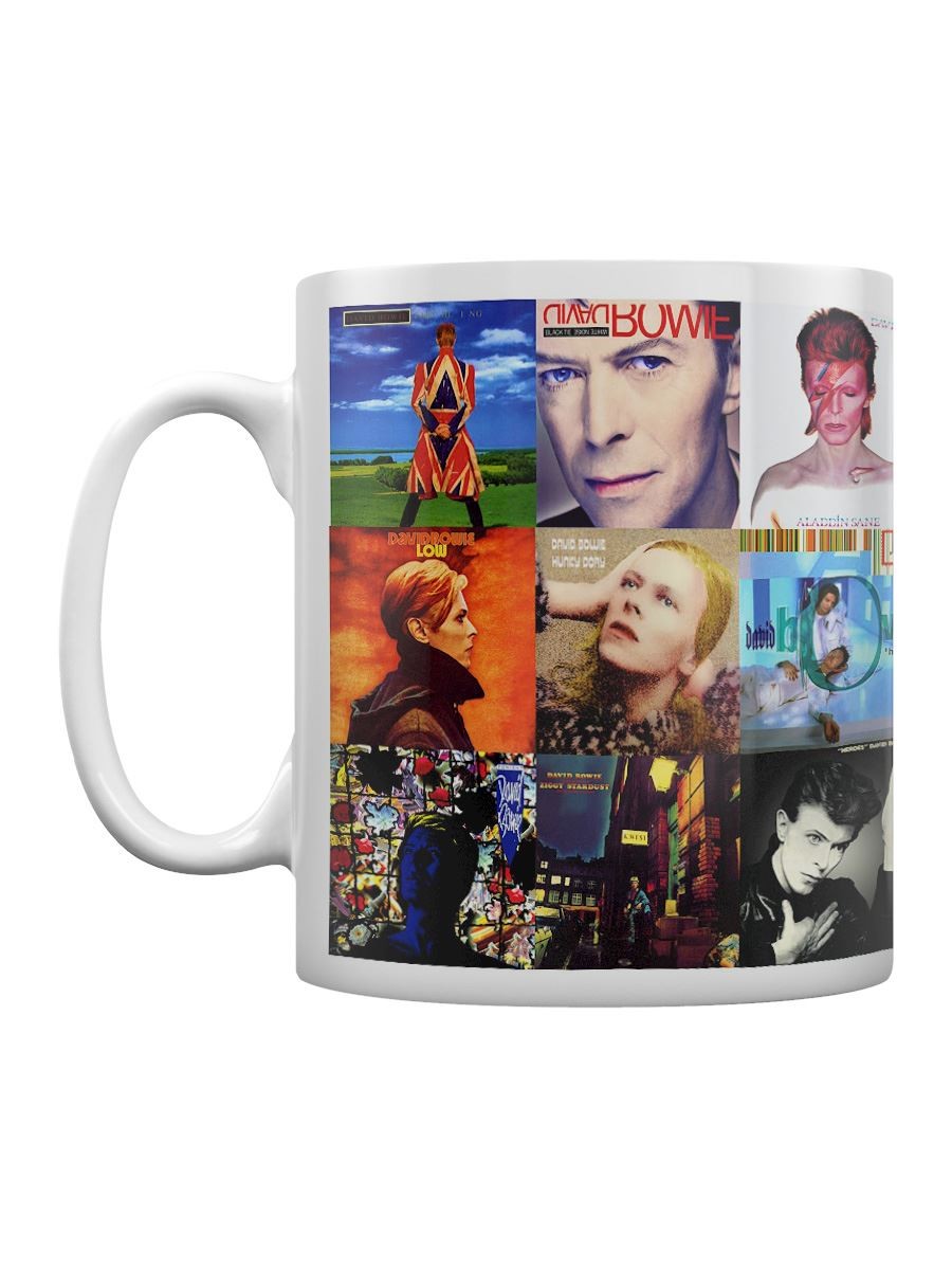 David Bowie Album Collage Mug (One Size) (Multicoloured) - Image 3