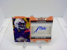 2020 Sage Hit Premier Draft Khalil Tate Rookie Auto Orange Arizona Wildcats #A86