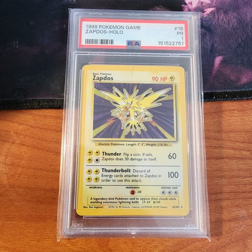 Zapdos graded PSA 1 for sale on eBay